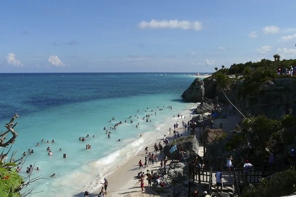Beach tulum Mexico