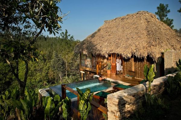 Blancaneaux Lodge private pool