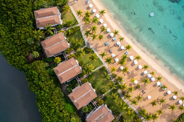 Carlisle Bay 13 hotel from above