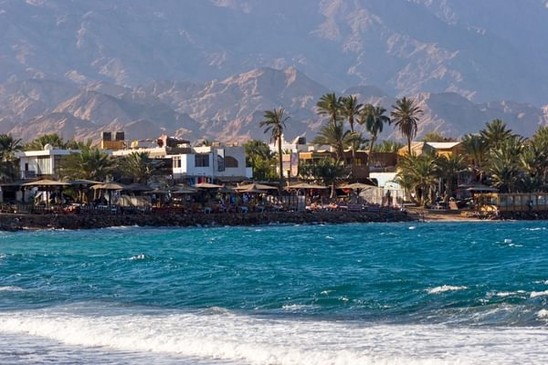 Coastal view of Dahab Egypt