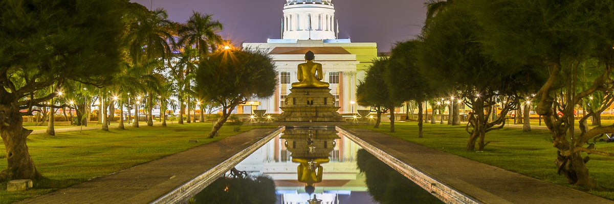 Colombo Town Hall At Night