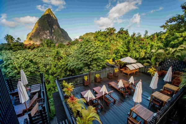DSC 5571 jpg 3 Restaurant Piton view Caribbean St Lucia Rabot Hotel