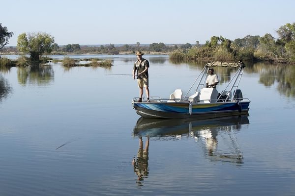 Fishing On The Zambezi At Thorntree River Lodge