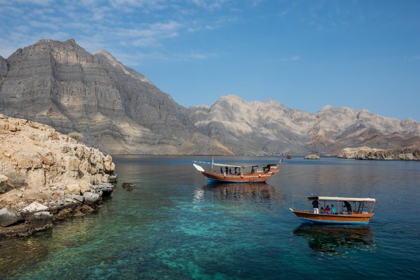 Fjords At Khasab In Musandam Oman