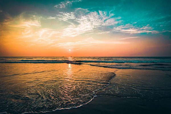 Goa beach sunset India min