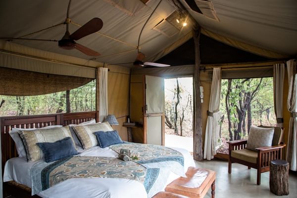 Header Bedroom At Changa Safari Camp