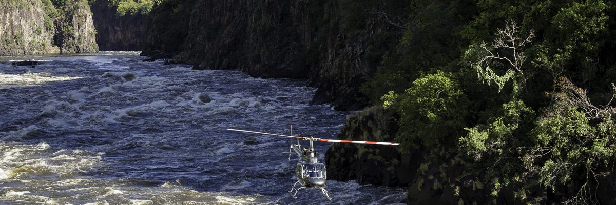 Helicopter trip Vctoria Falls