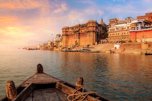 Holy River Ganges At Varanasi Copy