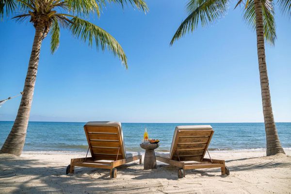Itzana beach chairs for two Placencia Belize
