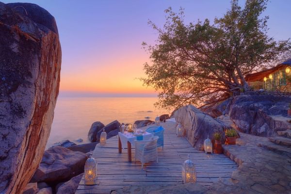 Kaya Mawa sunset dinner