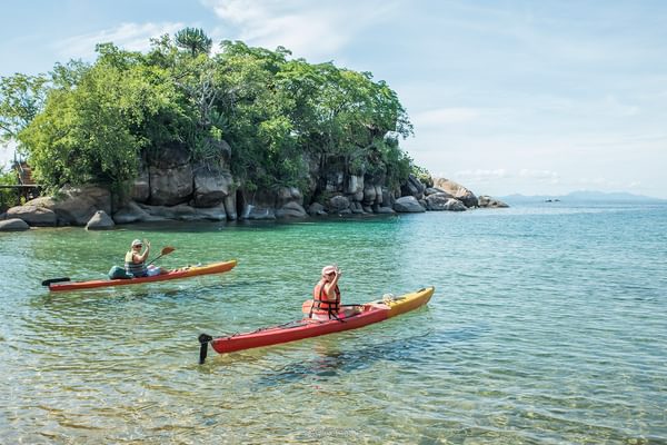 Kyaking Mumbo Island Malawi
