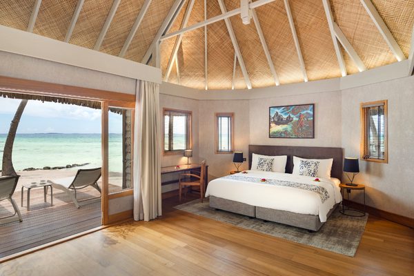 Le tikehau french polynesia double bedroom suite view to water facebook Hero jpg