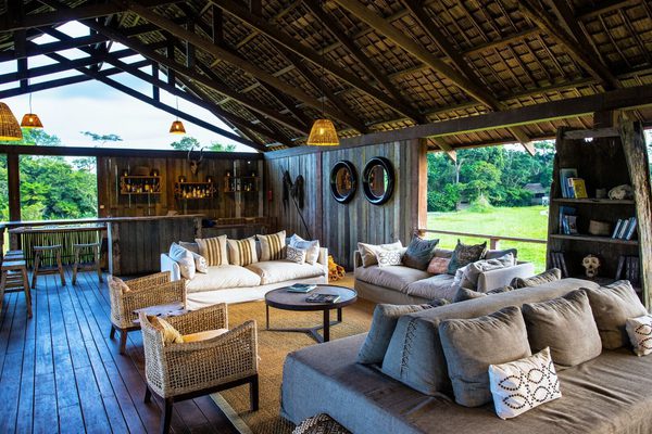 Living room Mboko camp Odzalla watu