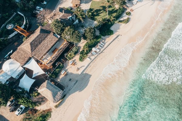 Longbay from above BVI Caribbean