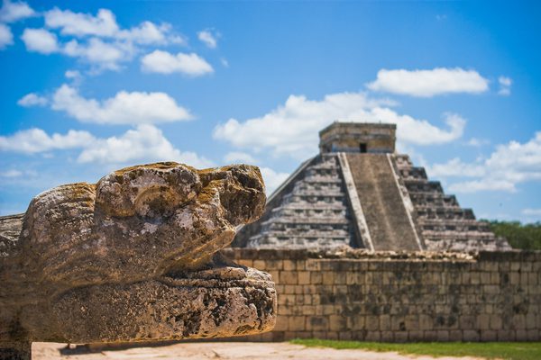 Ruins of Chichen Itza Snake view Mexico via Marv watson Unsplash