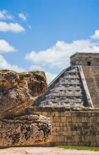 Ruins of Chichen Itza Snake view Mexico via Marv watson Unsplash