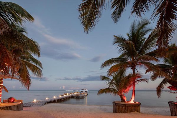 Mata Chica dusk, Ambergris Caye, Belize