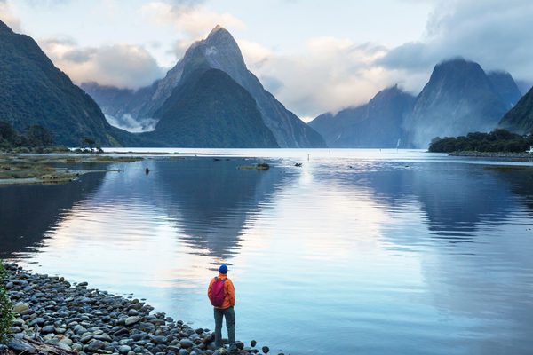 Milford sound new zealand canva pro