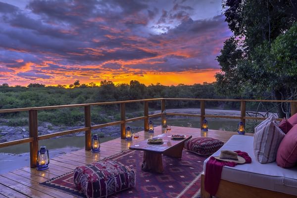 Naibor camp sundowners