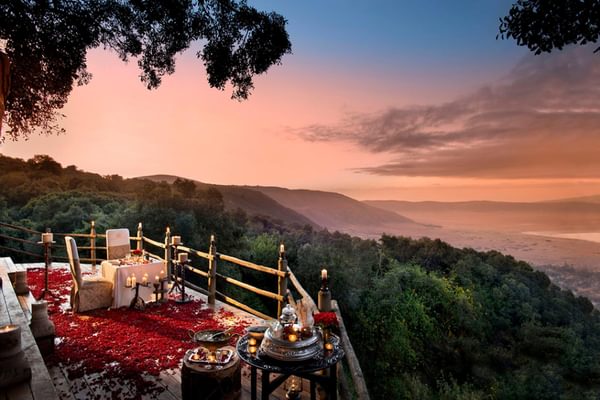 Ngorongoro  Crater  Lodge  Private  Dinner