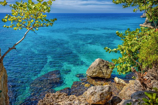 Ocean water near Negril Jamaica Canva Pro