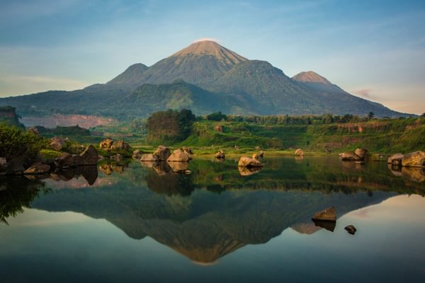 Penanggungan Mountain Mojokerto Indonesia