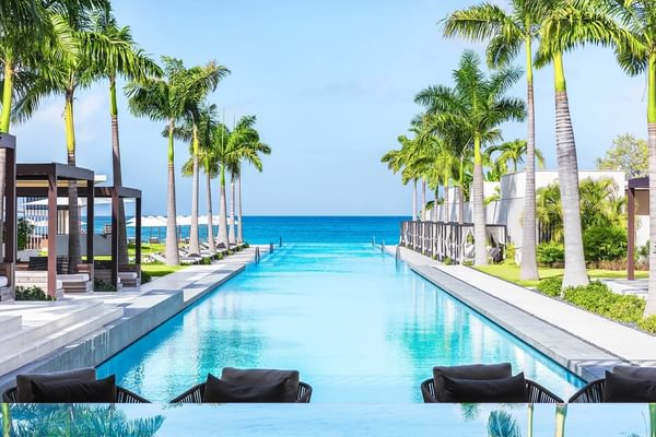 Pool Long view Silversands Grand Anse Caribbean