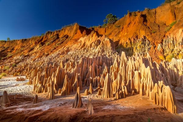 Red Tsingy In Madagascar