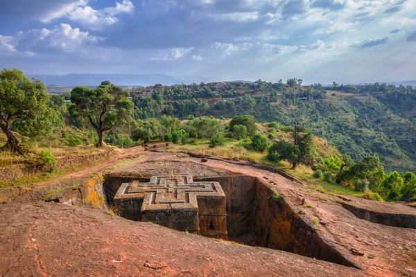 Rock Church In Lalibela