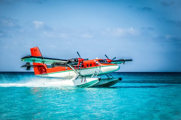 Seaplane In The Maldives