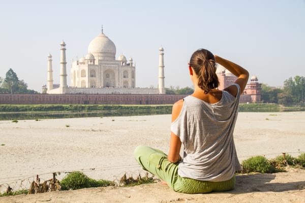 The Taj Mahal From Across The Yamuna