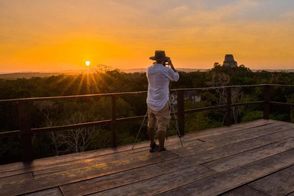 Tikal Jungle Lodge view