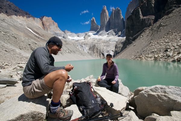 Torres del paine trek excursions patagonia camp