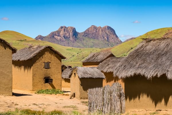 Traditional Bara Villages Dot The Legendary National Route 7 In The Southern Part Of The Central Plateau