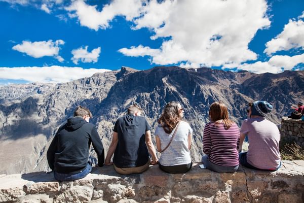 View at Colca Canyon Peru