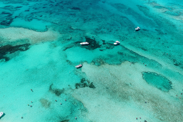 Vacation in Grank Turk Aerial Touring Turks and Caicos Island Getaway canva Pro 1